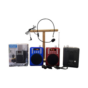 KTX-1601 Cá Nhân Hộp Âm Thanh Với Tai Nghe FM AM Đài Phát Thanh Loa Video Ghi Âm Karaoke Microphone Cầm Tay Stereo Khuếch Đại - Product Image 2