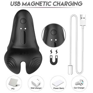 Anéis Penianos Vibratórios com Controle Remoto para Atraso na Ejaculação, Estimulador de Testículos, Anéis Vibratórios de Silicone para Homens - Product Image 6