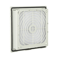 Dédié pour le panneau d'armoire de distribution d'énergie 252x252mm boîtier persienne ventilateur de filtre de ventilation Hepa