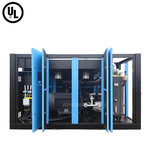 Compresseurs d'air à vis à fréquence variable certifiés UL 160 185 200 250 280 315 355 400 kW 6 7 8 10 bars Faible bruit Refroidissement par air - Product Image 4