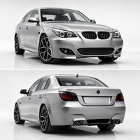Pare-chocs avant de style M5 pour BMW Série 5 E60 2003-2010, kit carrosserie modifié avec/sans trous PDC, plastique PP