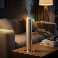 Diffuseur d'arômes intelligent de luxe sans eau, machine à huiles essentielles, recharge par batterie Type-C, lumière ambiante LED RGB, pour la maison et l'hôtel