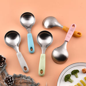 Cucharón para <span class=keywords><strong>Sopa</strong></span> al por Mayor con Mango de Silicona Colorido, Cuchara de Cocina Resistente al Calor para el Hogar y Restaurantes - Product Image 6