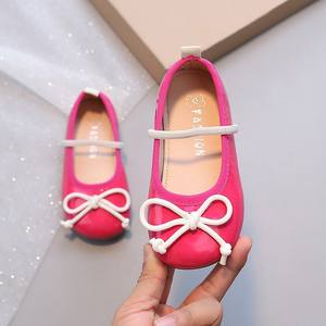 Zapatos de Charol Amarillos y Rojos para Niñas al por Mayor, Calzado Infantil con Lazo para Bebés de 3 a 4 Años, Nuevo Estilo, Zapatos de Vestir Bonitos para Niñas - Product Image 3