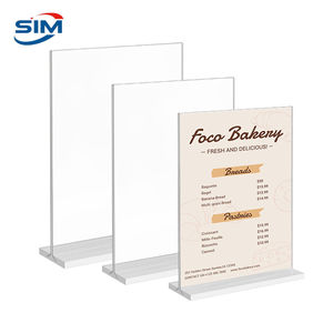 Porta Poster portatile in acrilico riutilizzabile A4 taglie <span class=keywords><strong>A6</strong></span> per espositori eventi promozionali - Product Image 2