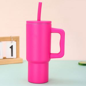 Gobelet de voyage isotherme H4.0 avec poignée, 40 oz, couvercle et paille, antidérapant, OEM ODM, marque personnalisée - Product Image 2