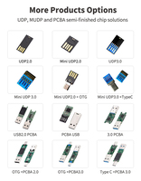 Flash Drive USB 3.2 Original Pabrik PCBA Logo Kustom Produsen Grosir Antarmuka USB 3.0 2 in 1 OTG USB Drive Papan PCBA