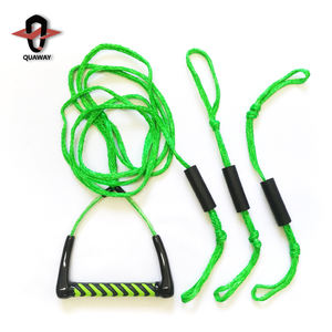 <span class=keywords><strong>Wakeboard</strong></span> เชือกเล่นสกีน้ำ,เวคบอร์ดมือจับพิมพ์ลายสีเหลืองสีเขียว - Product Image 2