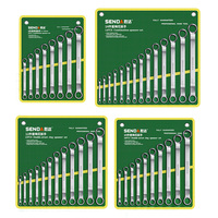 Jeu d'outils multifonctionnel rapide à double usage et haute efficacité 6-32 mm, avec sac en tissu, ensemble complet de clés métriques