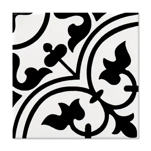 Ancient Arabesque Pattern Hand Painted Ceramic 8''x8'' Decorative Art Printing Tile for Wall and Floor