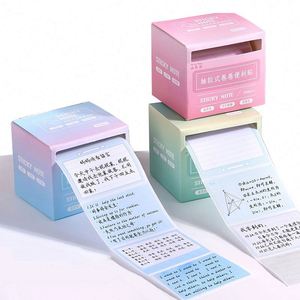 Notas Adhesivas Panda Kawaii, 256 Hojas/Caja, Papelería Adhesiva Bonita para Estudiantes, Marcadores de Corrección de Errores - Product Image 1