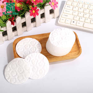 Tampon rond en coton pour démaquillant, base de maquillage, pour produits cosmétiques, vente en gros, 10 pièces - Product Image 6