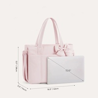 Nouveau sac fourre-tout en nylon léger de grande capacité pour femmes, sac à main à bandoulière multi-poches, logo/couleur personnalisés, vente en gros pour femmes