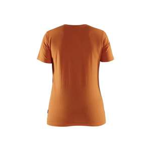 BLAKLADER - 921610425400XXXL Camiseta de mujer limitada con estampado Blåkläder CAMISETAS Y POLOS DE TRABAJO naranja - Product Image 2