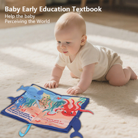 Yrb Baby Kids Gift Libros de tela para bebés Multi-temas Tela suave lavable Inglés Juguetes de aprendizaje temprano para niños pequeños y preescolares