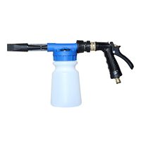 Canon à mousse pour lavage auto basse pression, pistolet à mousse 6 réglages, pulvérisateur à mousse pour tuyau d'arrosage, pour voiture, camion et nettoyage domestique