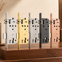 Serrure de porte silencieuse et épaissie CE CPR 304 SS, norme européenne 45*85, personnalisable