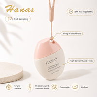 Bouteille de Voyage Portable en PE EVOH de 30 ml avec Bouchon à Vis, Personnalisable avec Logo, pour Cosmétiques et Soins de la Peau, à Suspendre comme un Porte-clés – Vente en Gros