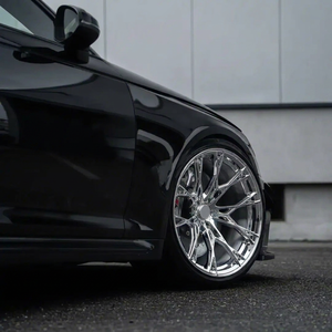 Rines Forjados a Medida en Cromo, Diseño Cóncavo Profundo, 17 18 19 20 21 22 23 Pulgadas, 5x114.3 5x120, Compatibles con BMW, Audi, Nissan GTR, <span class=keywords><strong>Lamborghini</strong></span> Urus - Product Image 2