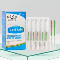 Aiguilles d'acupuncture à manche en plastique pour usage unique, pour la thérapie d'acupuncture
