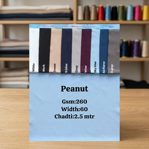 Tissu tricoté extensible 4 directions Nutshell 260 GSM texturé micro-points effet cacahuète pour vêtements de sport (largeur 60 po, textile pour survêtements et entraînements) - Product Image 3