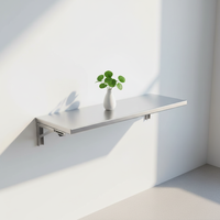 Rak dinding Stainless Steel, peralatan industri untuk restoran, Bar, rumah, dapur