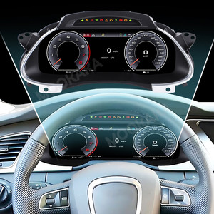 Compteur de vitesse numérique Mookaka 12,3 pouces pour <span class=keywords><strong>Audi</strong></span> <span class=keywords><strong>A4</strong></span> 2009-2012, tableau de bord LCD, instrument de tableau de bord, plug and play - Product Image 4