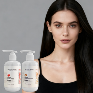 YOGI CARE - Juego de Champú y Acondicionador 100% Orgánico con Colágeno, Fórmula Hidratante, Nutritiva y Suavizante - Product Image 1