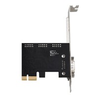 Tarjeta adaptadora serie PCIe RS232 de un solo puerto Interfaz USB 3,0 de perfil bajo Puerto serie DB9 MCS9922 Chipset en stock