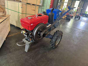 Tracteur diesel à guidage manuel pour le travail du sol rotatif, la construction de buttes, le labour des tiges, machine intégrée à double usage pour les vergers et les paysages en cas de sécheresse - Product Image 4