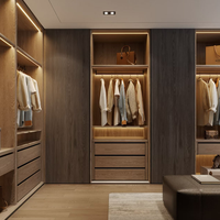 Armoire Modulaire en Bois Personnalisable avec Tiroirs, Étagères et Tringle à Vêtements – Meuble de Chambre à Prix d'Usine (Vente en Gros)
