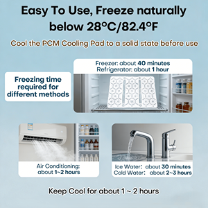 Kişiselleştirilmiş Taşınabilir Kafes Tasarımlı TPU <span class=keywords><strong>PCM</strong></span> Spor ve Eğlence İçin Yaz Sıcaklığına Karşı Soğutucu Oturma Minderi - Product Image 6