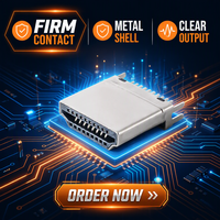 Le connecteur MUP 19 broches Micro Mini HDMI compatible est le connecteur mâle de l'interface multimédia haute définition
