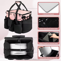 Chariot de ménage, sac de chariot de nettoyage d'hôtel, chariot universel à roulettes, sac organisateur, chariot de femme de chambre, chariot de nettoyage commercial, chariot de nettoyage domestique