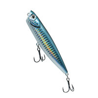 Leurre en acier inoxydable pour pêche transfrontalière, type Flying Shark, Popper Surface-rig, Swimbait Dog-paddle zig-zag, Système Dead-fly, Wave-paddling