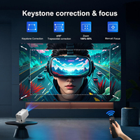 Proyectores inteligentes de videojuegos para cine en casa, Mini proyector portátil WIFI Android, proyector 4K Full Hd LED para exteriores, teléfono móvil, TV