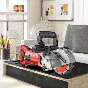 Tagliapiastrelle Elettrico Senza Polvere 220V, Profondità di Taglio 30MM, <span class=keywords><strong>con</strong></span> Pompa dell'Acqua/<span class=keywords><strong>Aspirapolvere</strong></span>, Strumento per Scanalature di Grado Industriale e Fai-da-Te - Product Image 3