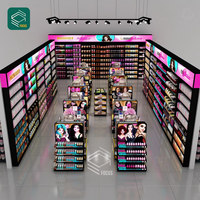 Étagères d'extension pour présentoirs de produits de beauté, design de magasin de perruques, vitrine de présentation de cheveux, présentoir de perruques rose