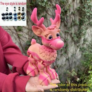 Nuevo Juguete Impreso en <span class=keywords><strong>3D</strong></span>, Ciervo Realista de 31 cm, Figura SDK23, Simulación de Alce, Juguete Animal para Niños, Regalo Infantil - Product Image 5