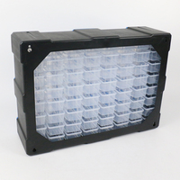 Boîte de rangement en plastique Transparent Organisateur Conteneur Modulaire Assez Capacité pour LEGO