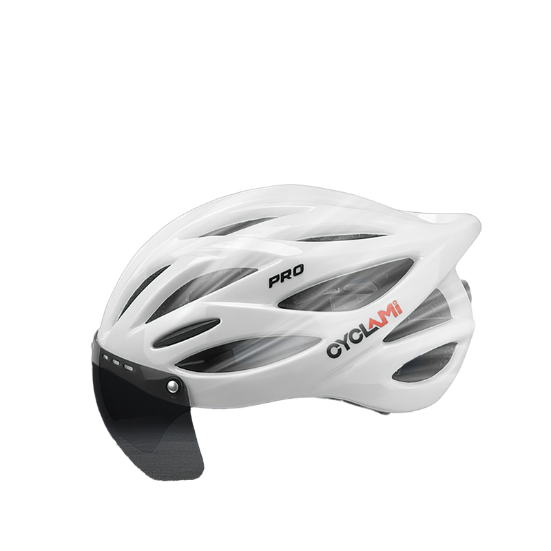 Universal Cycling Helmet Goggle Integrally Molded