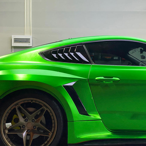 Matte Chrome màu xanh lá cây trang trí in phim Bọc Xe Vinyl <span class=keywords><strong>3M</strong></span> xe bọc phim màu xanh lá cây Tắc Kè Hoa xe vinyl bọc - Product Image 4