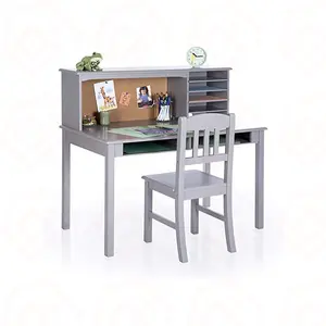 子供用テーブルシンプルでモダンな木製の子供用学習テーブルと椅子セット卸売用