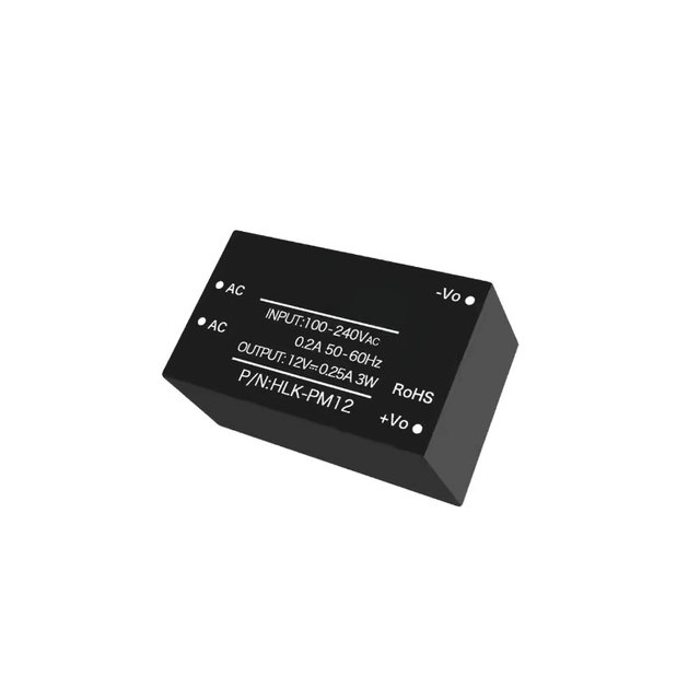 Original HLK-PM12 AC to DC 12v 3w Step Down Mini Power Supply Module Converter Intelligent Household Switch Power Module
