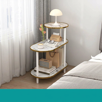 Table d'appoint multifonctionnelle pour salon, salle à manger, bureau à domicile, balcon – Meuble de rangement et table basse