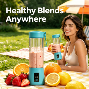 Licuadora Portátil Eléctrica de 400 ml con Carga USB, para Hacer Smoothies en Casa, Cocina, Viajes, Fitness y Bebidas Saludables - Product Image 6