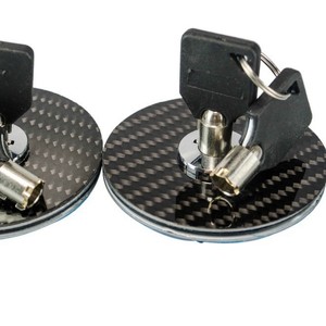 Poyracing <b>Engine</b> <b>Hood</b> Lock Pin Sleeve Blue Black Carbon Fiber For Modified Vehicles - Product Image 5