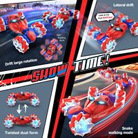 Voiture télécommandée Spider Stunt Twist pour enfants - Contrôlée par application, fonction Suivez-moi, tout-terrain, expert en conduite, prête à l'emploi, utilisation intérieure-extérieure