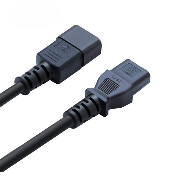 Cavo Prolunga Di Alimentazione Sdoppiato 2 C13 F A 1 C14 M 1,8 M Nero Icoc 03 Nc Y - Foto 7