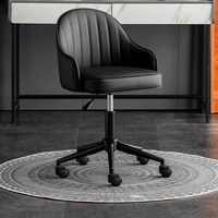 Chaise de coiffeuse ergonomique avec fonctions de refroidissement et extensibles, chaise rembourrée confortable à hauteur réglable pour salon de beauté et bureau